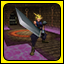 Cloud with Buster Sword drawn in the battle arena