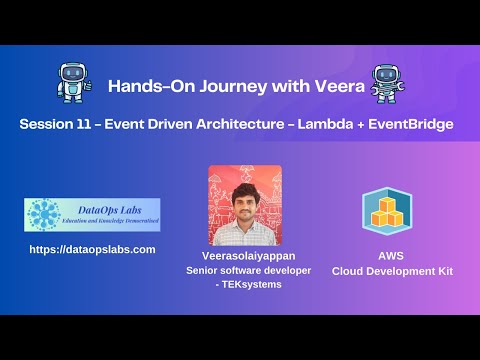 Build Event Driven Architecture - AWS CDK - Lambda and EventBridge