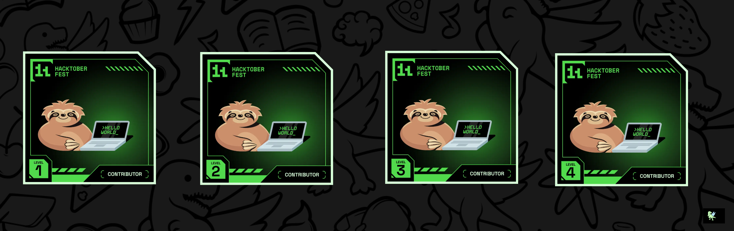 An image of @romeoindiajulietuniform's Holopin badges, which is a link to view their full Holopin profile