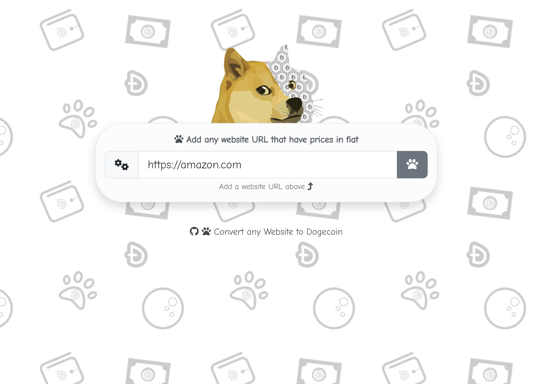 DogeFyit - Convert any website/store fiat prices into Dogecoin
