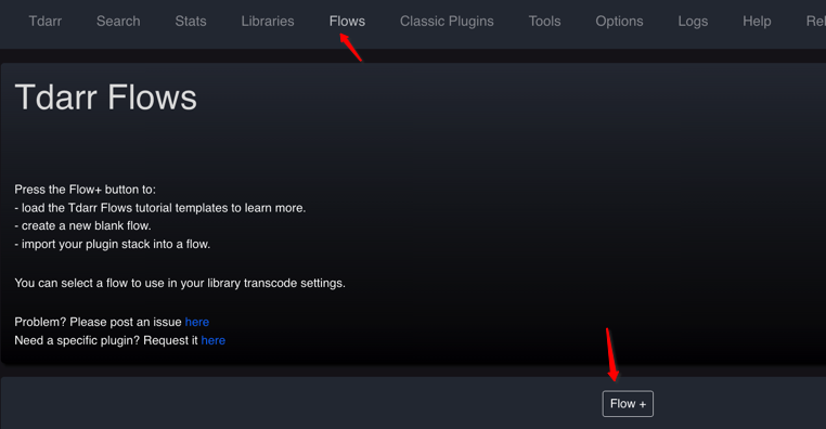 Adding a New Flow in Tdarr
