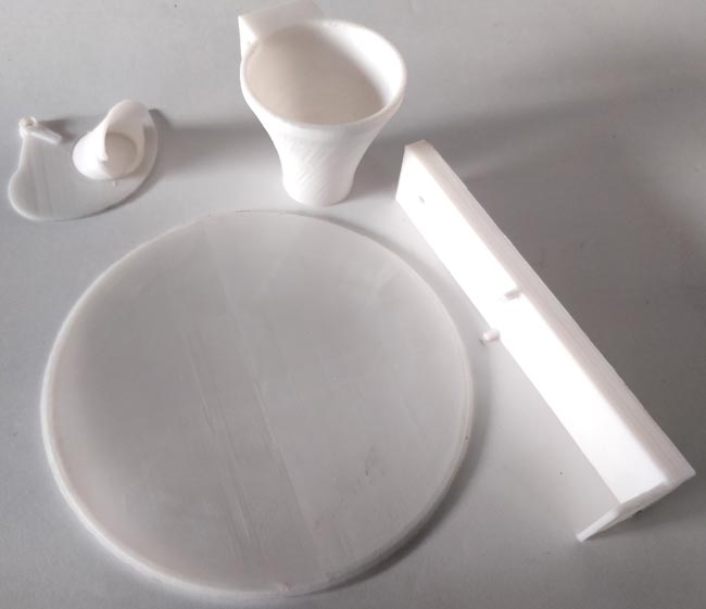 3D-printed Pet Feeder Parts