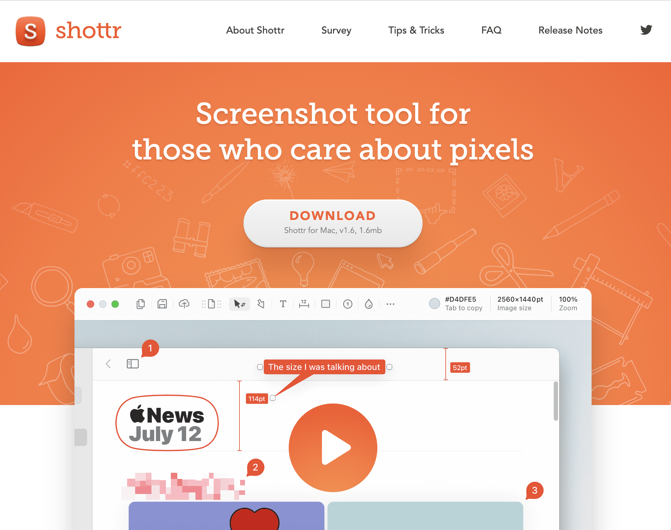 Shottr Screenshot App