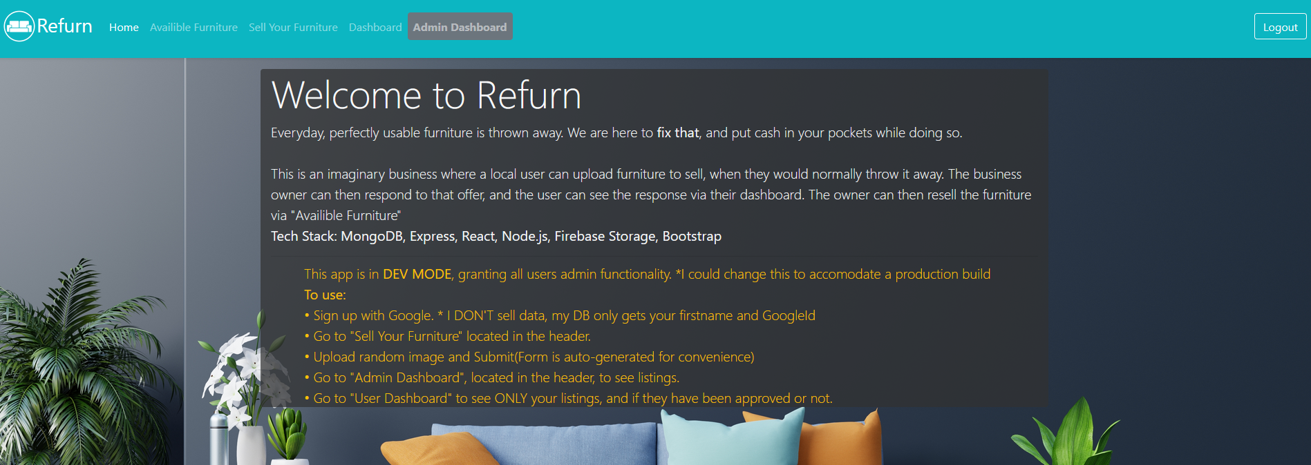 Refurn Screenshot