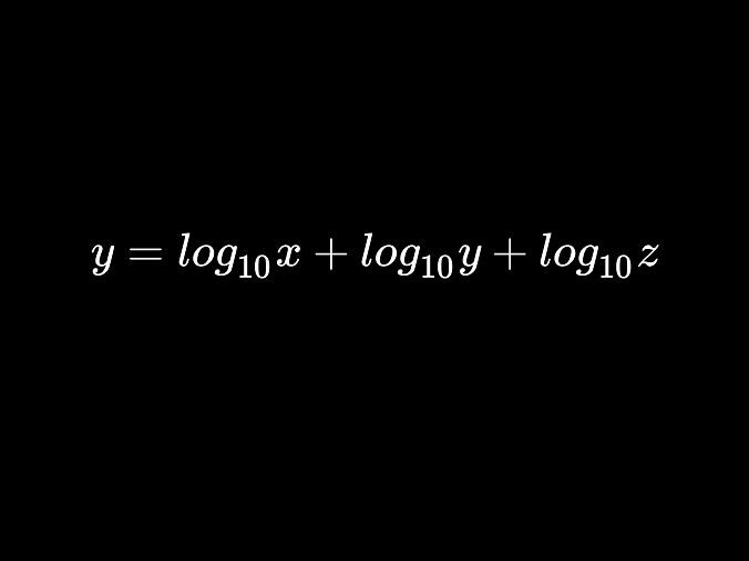 Logarithms example 1