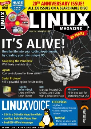 Mistborn Featured in Linux Magazine