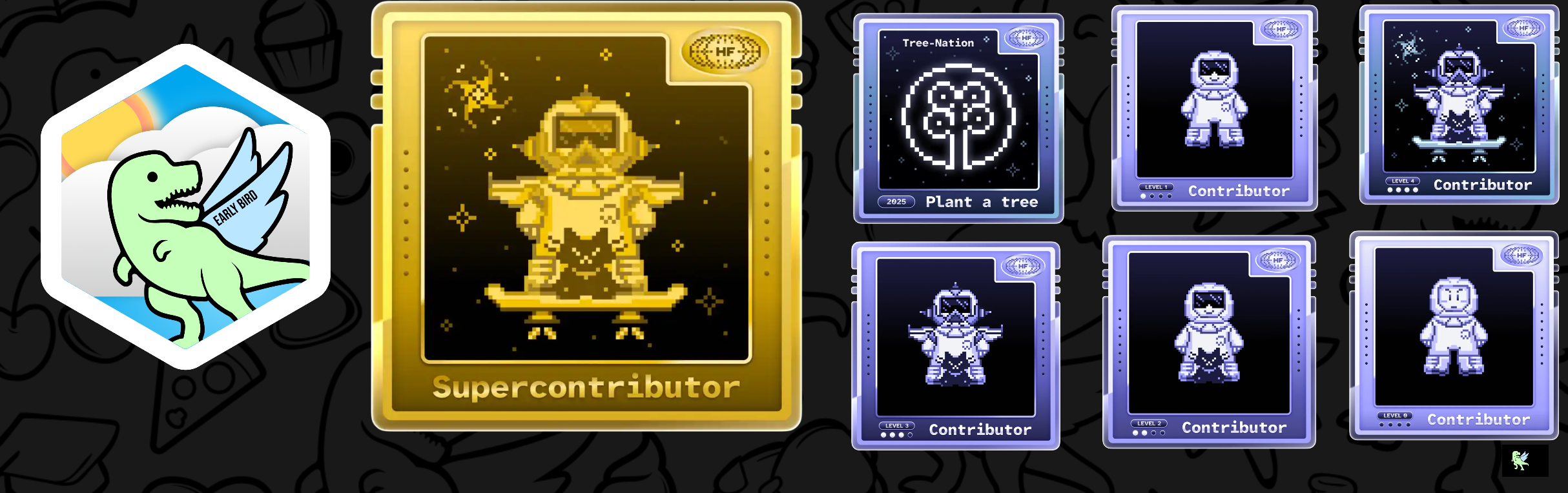 An image of @akashadak's Holopin badges, which is a link to view their full Holopin profile