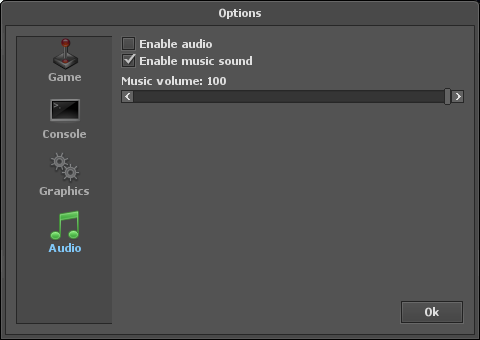 Audio Options