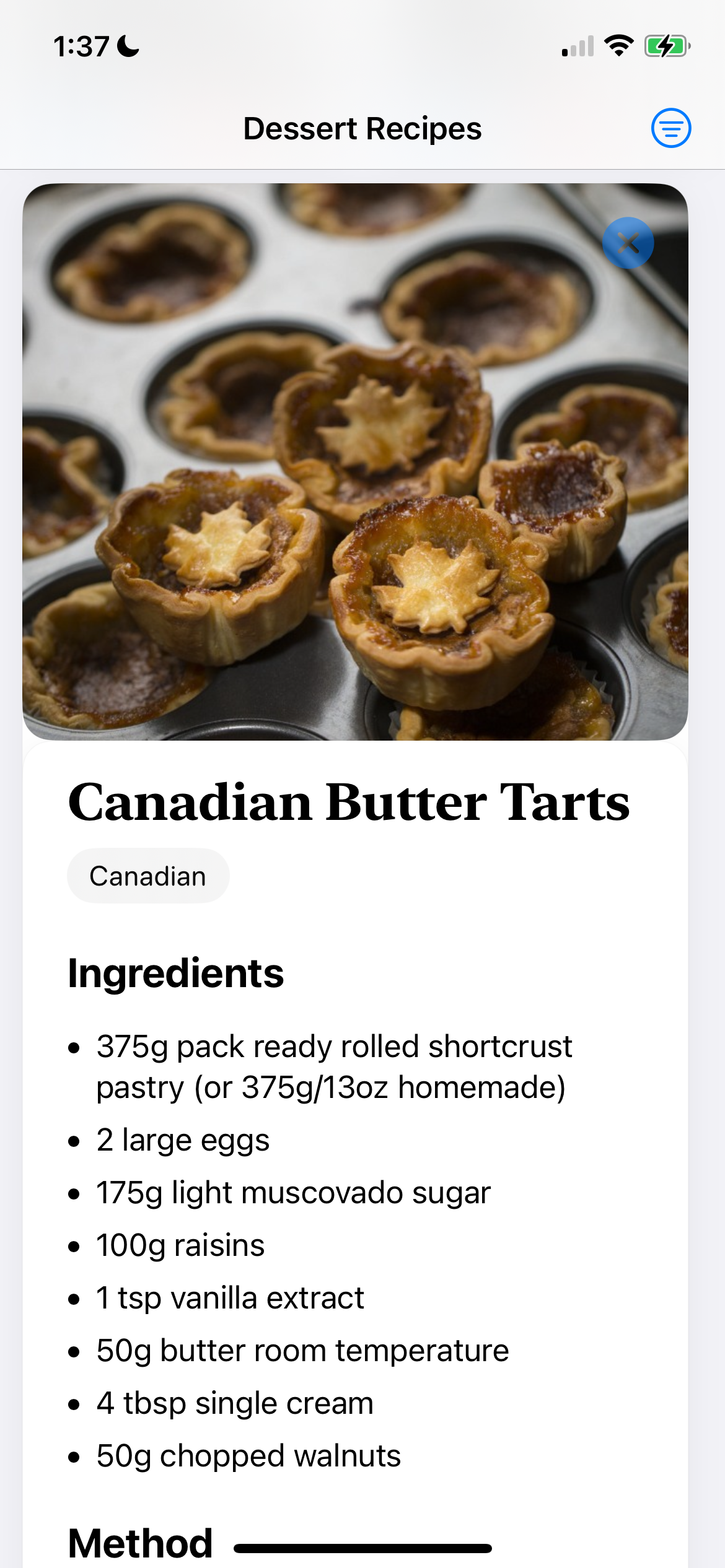 Recipe App Screenshot