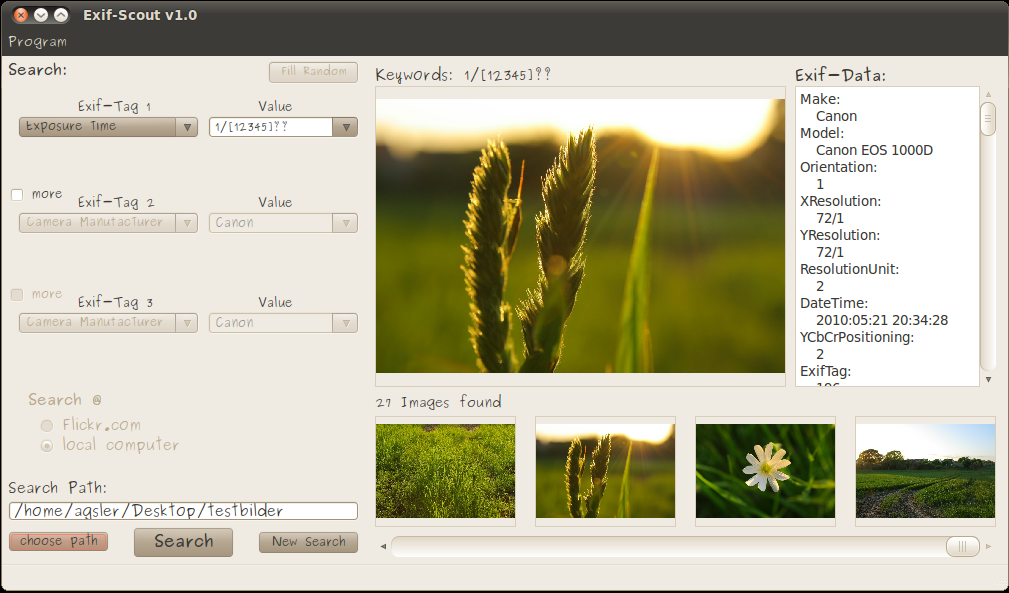 Exif-Scout-GUI