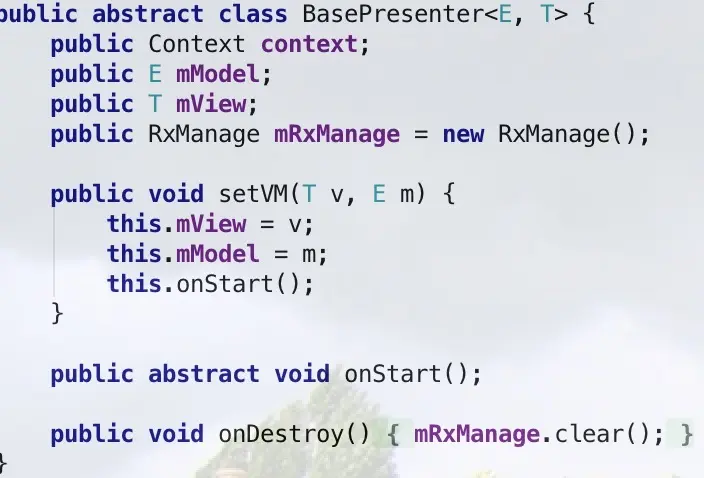 BasePresenter的全部代码