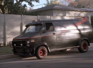 The A-Team van as shown in the episode "Say It With Bullets"