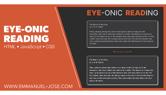 Eye-onic Reading. Click to visit.