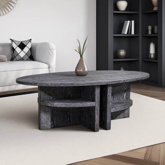 sagebrook-home-17099-oval-coffee-table-with-bottom-shelves-gray-1