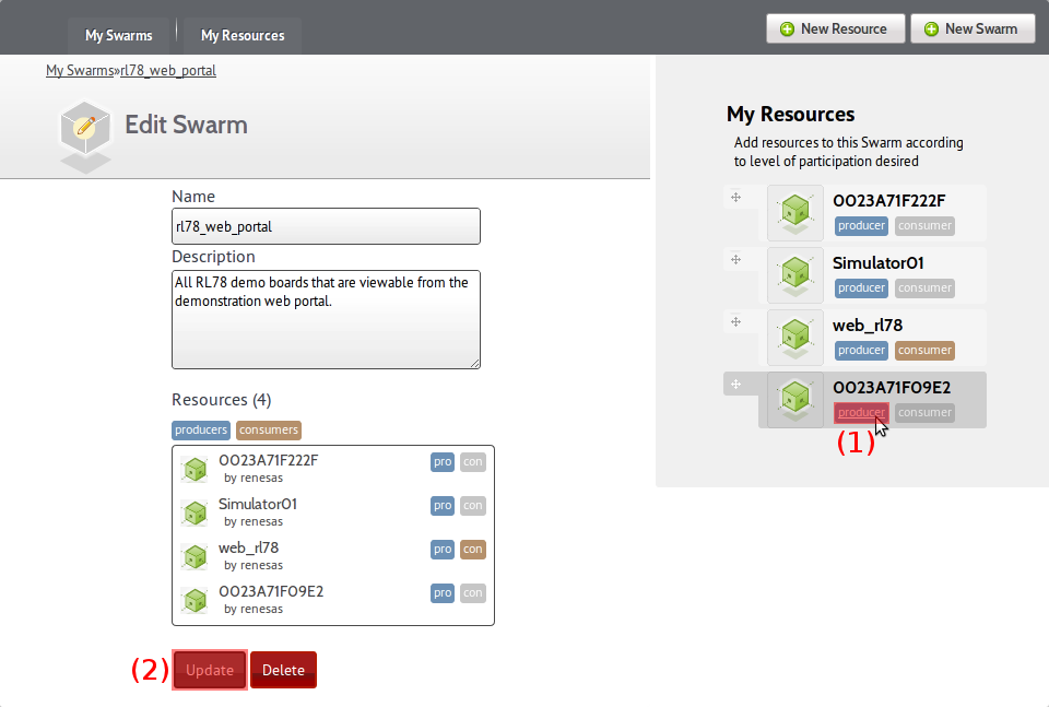 add resource to swarm