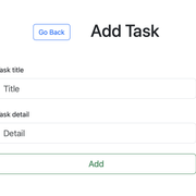 Adding a new task interface