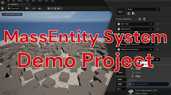 YouTube Video: MassEntity System Demo Project