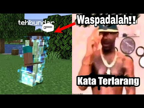 NGOMONG KATA TERLARANG = MATI 😂 - MINECRAFT MOD