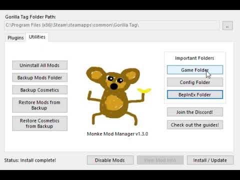 GitHub - manter43/MonkeModManager-1: Download monke mod manager gorilla ...