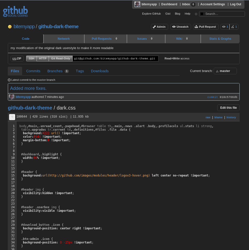 Source code highlighting