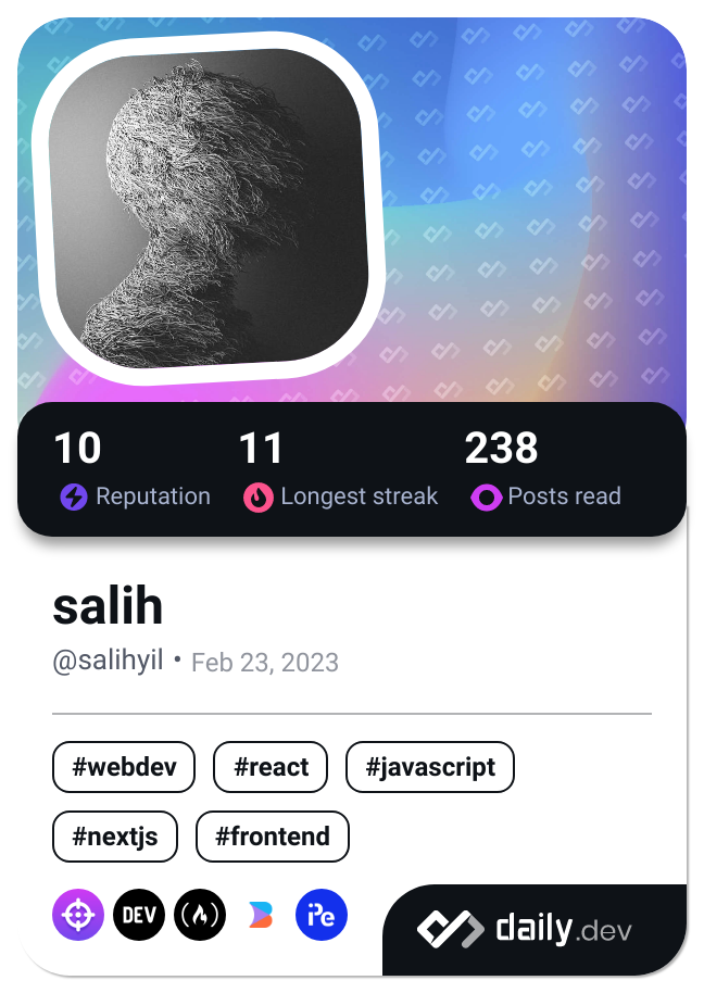 salih's Dev Card