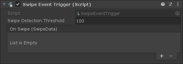 SwipeEventTrigger Component