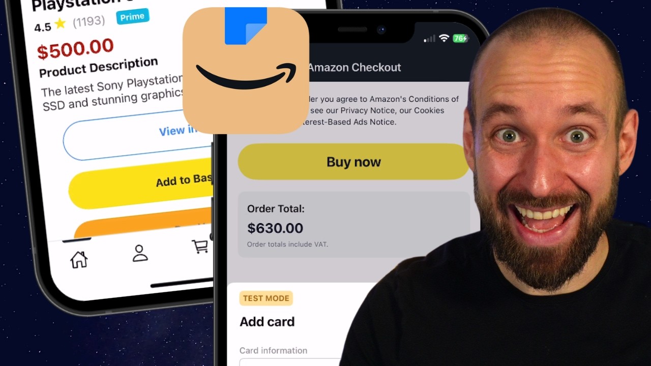 
Build the Amazon App with React Native & AI Voice Agents (Vapi, NativeWind, TanStack, Expo)