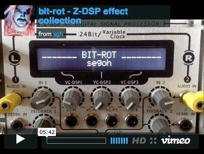 bit-rot - Z-DSP effect collection demo by segoh