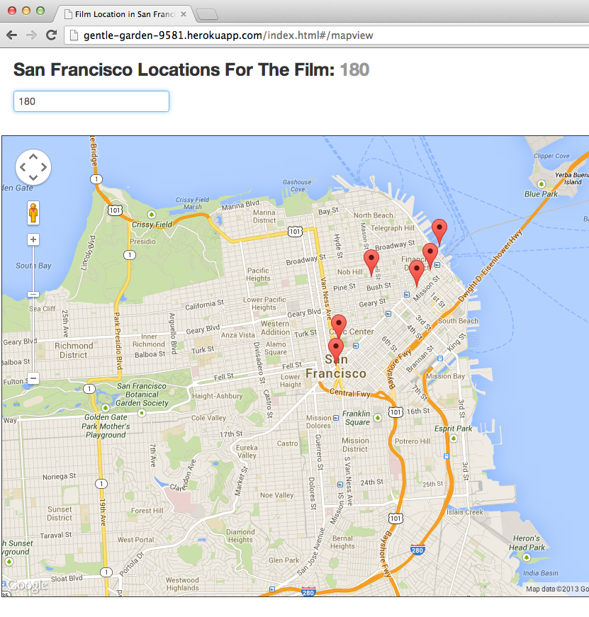 SF Movie Location - Screenshot 1