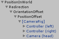 Camera in hierarchy