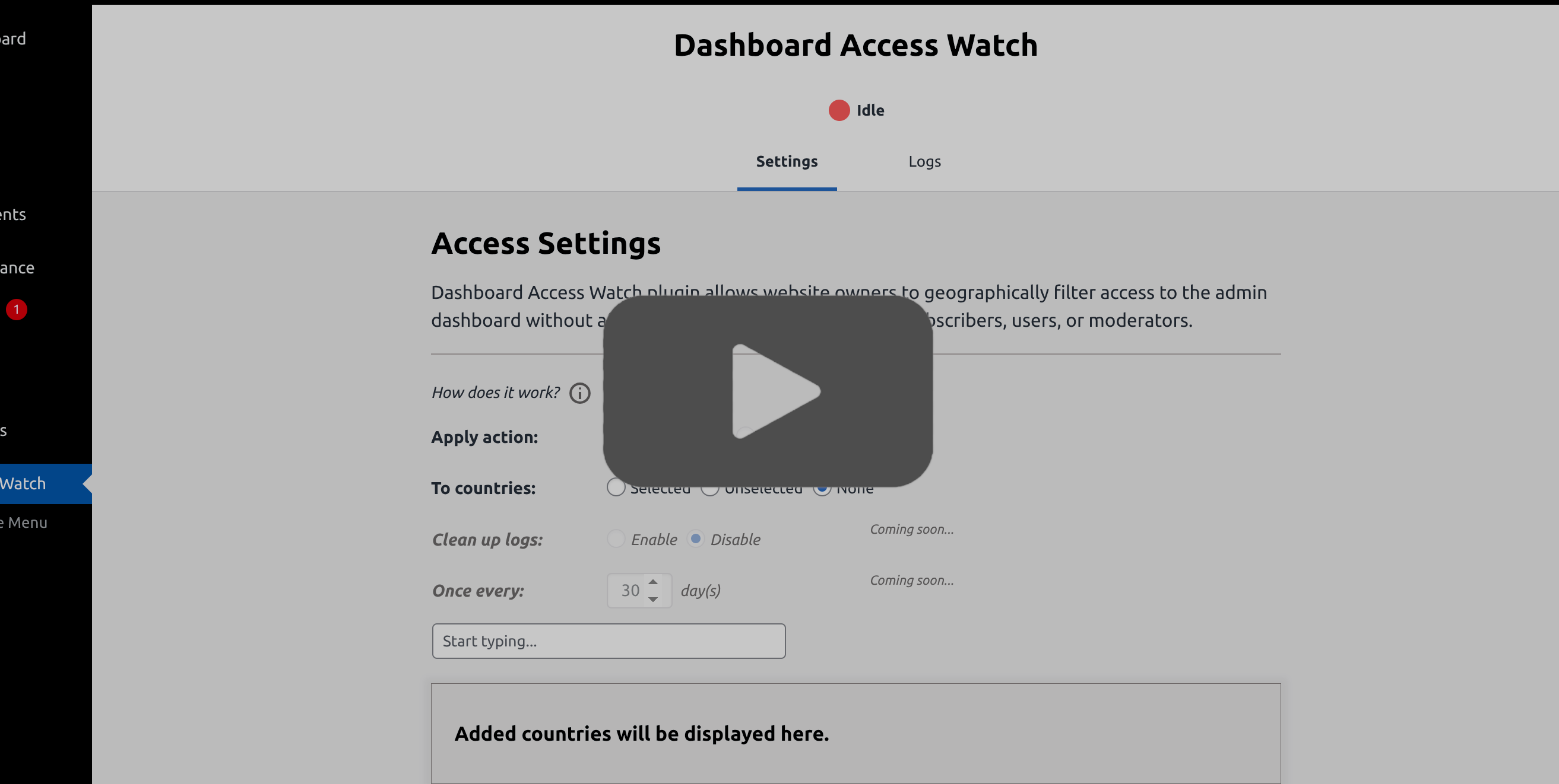 GitHub - artpolcom/dashboard-access-watch: A WordPress plugin for ...
