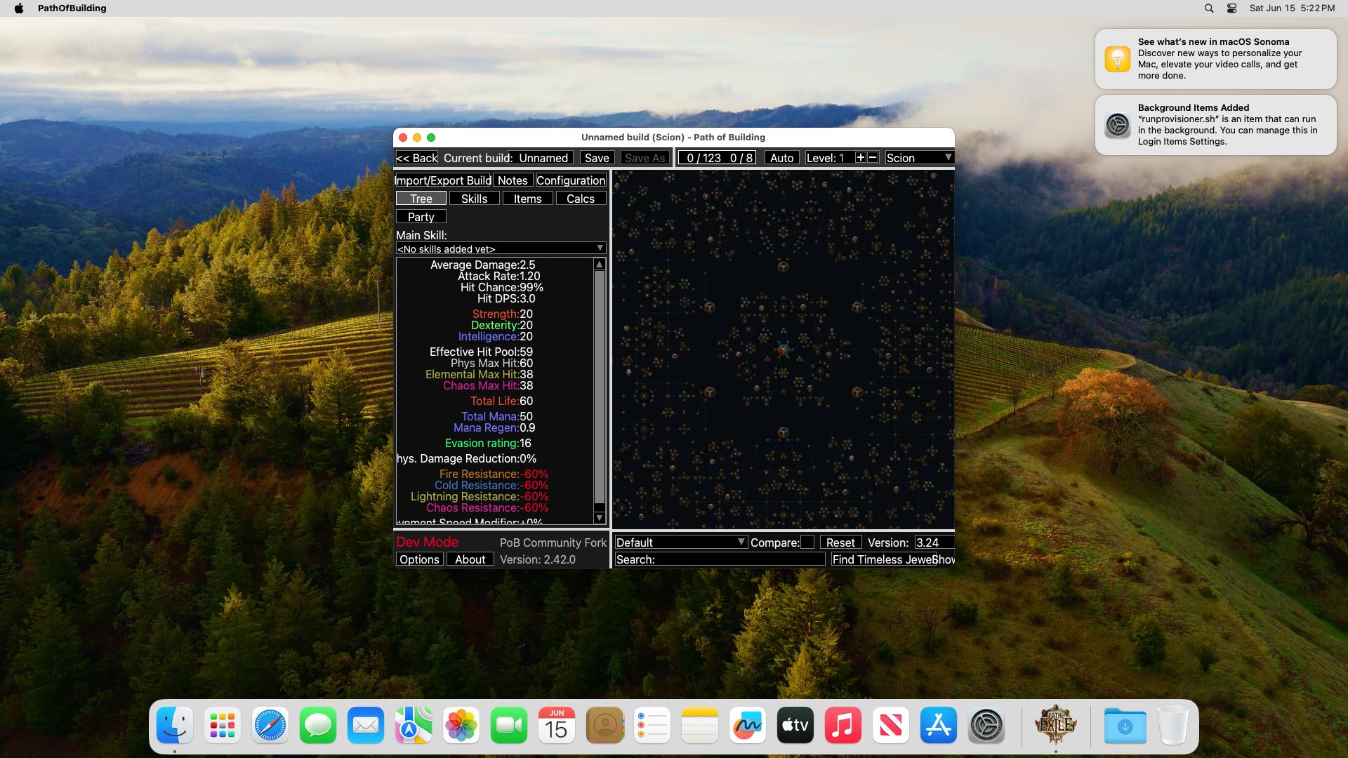 Screenshot MacOS