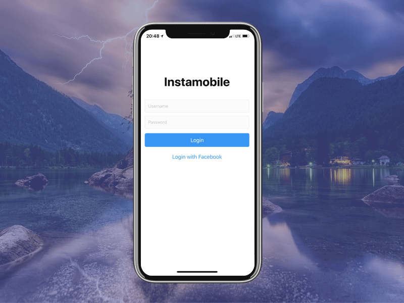 React Native Login Screen