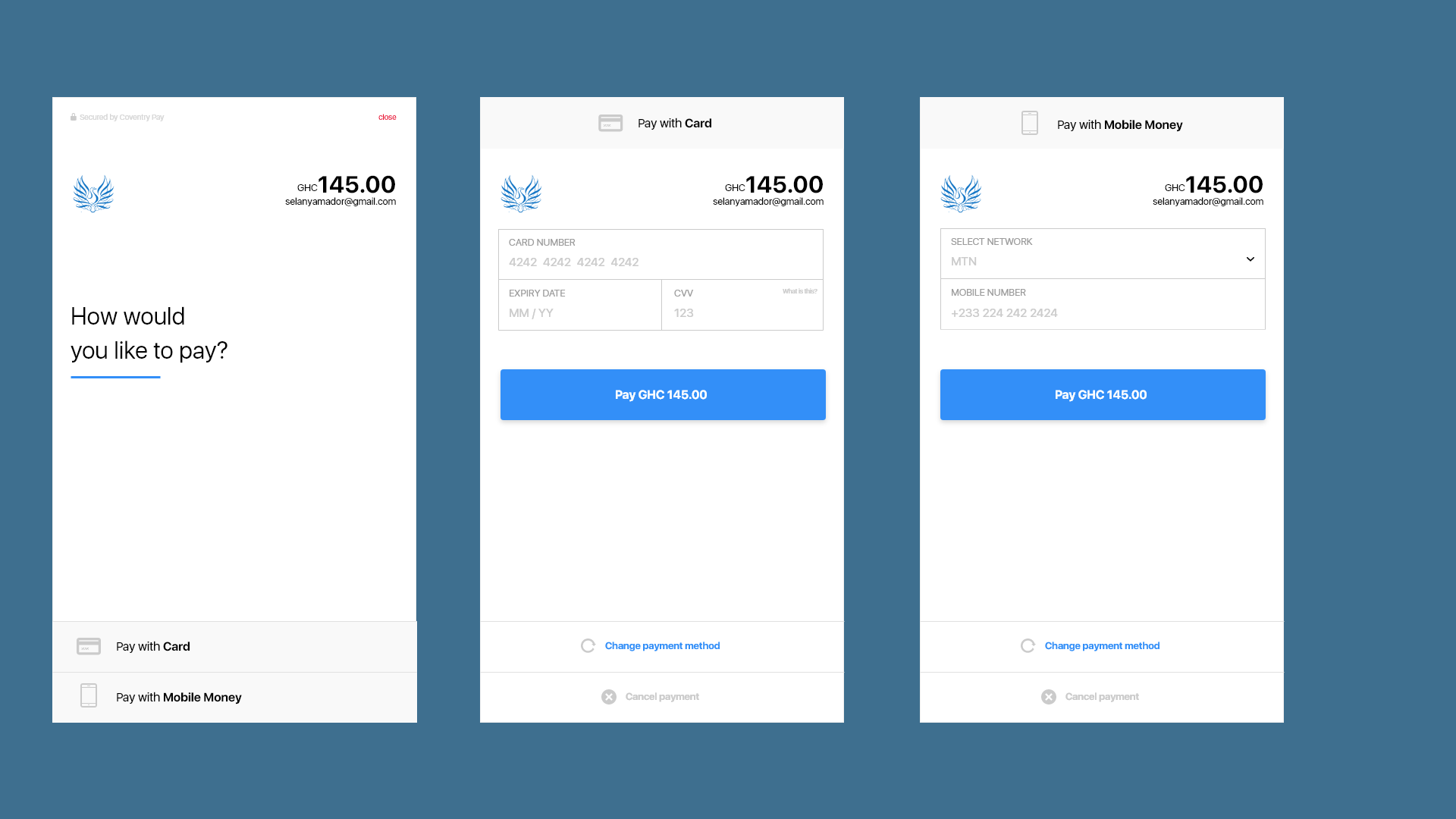 Payment Page