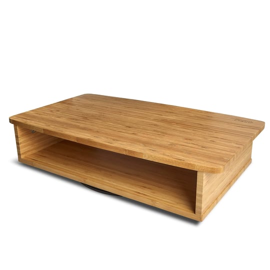 prosumers-choice-bamboo-360-rotating-2-tier-computer-monitor-stand-and-shelf-riser-1
