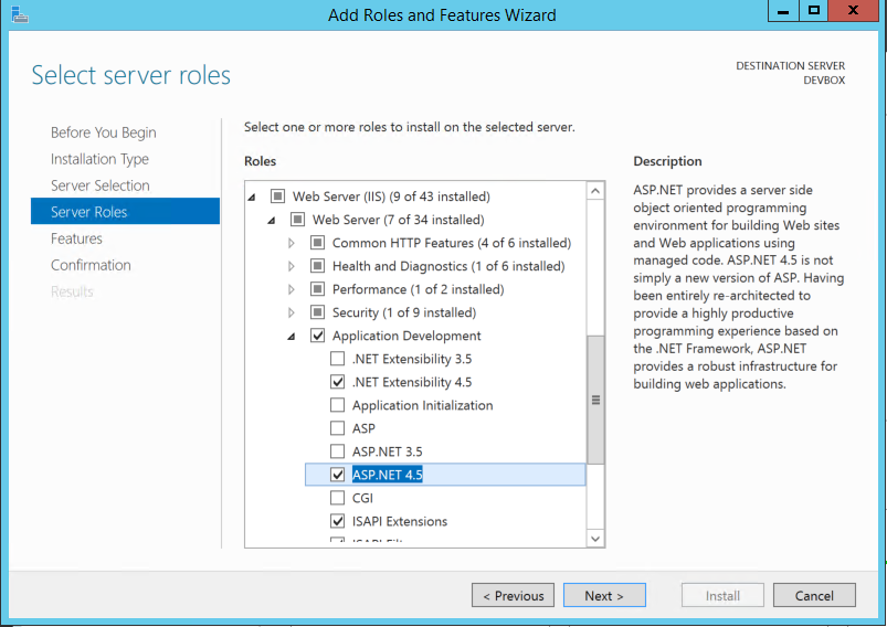 Windows Server (2008 R2 or higher) and install Information Internet Server