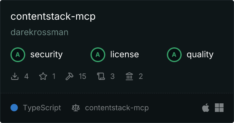 contentstack-mcp MCP server