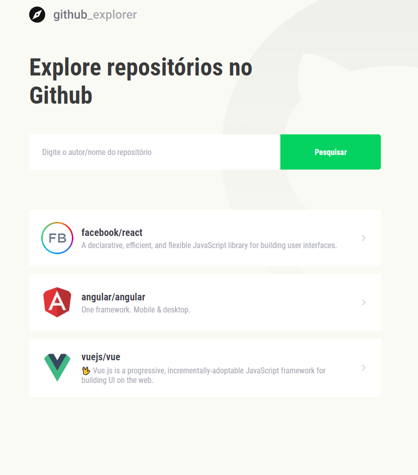 Home of Github Explorer