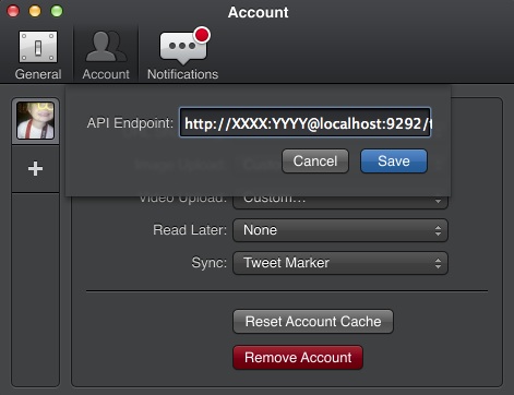 Tweetbot Configuration