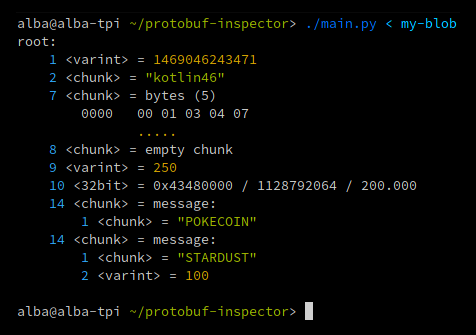 protobuf-inspector