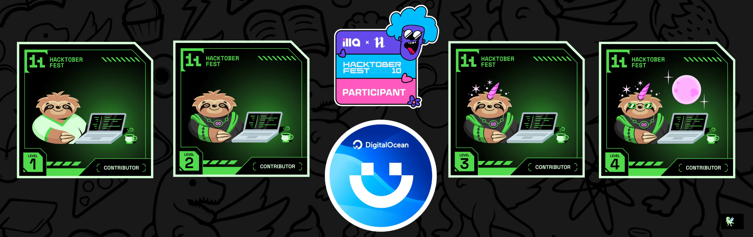 An image of @prathamesh1011's Holopin badges, which is a link to view their full Holopin profile