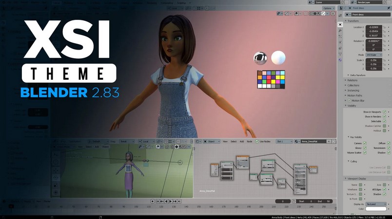 XSIMOD theme for Blender 2.83