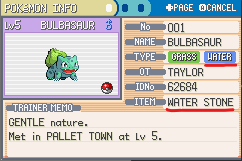 Water-type Bulbasaur