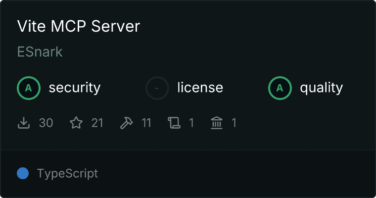 Vite Server MCP server