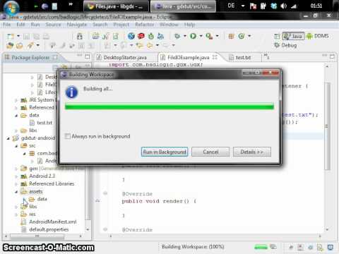 Libgdx Tutorial #2 - Basic File I/O