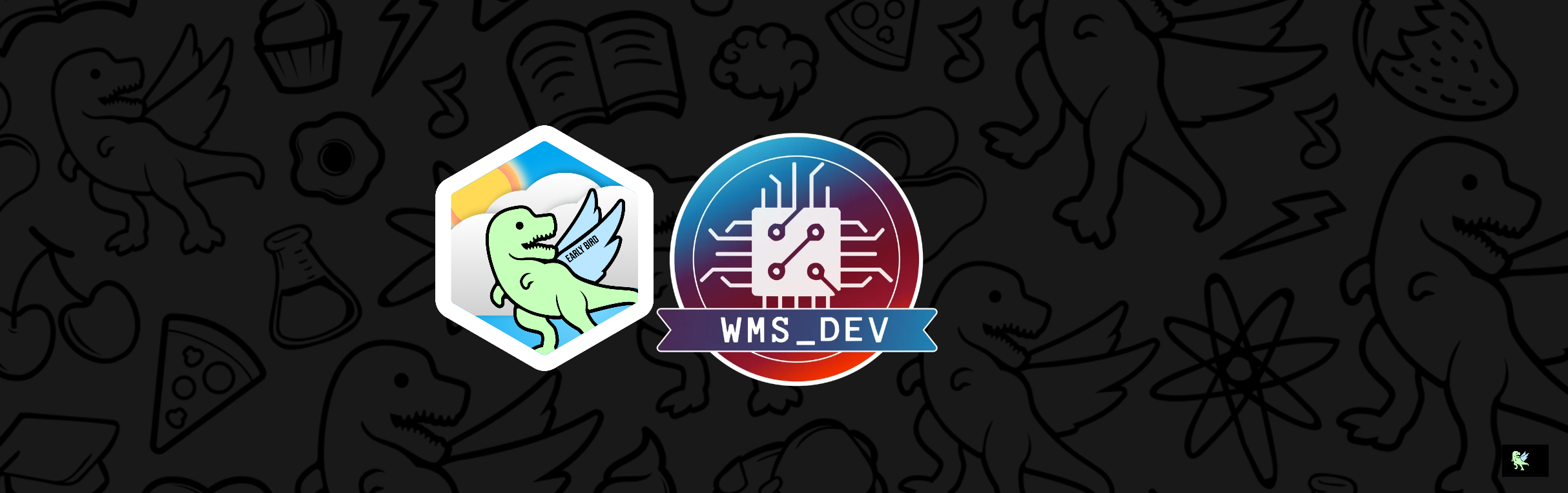 An image of @smigorx's Holopin badges, which is a link to view their full Holopin profile