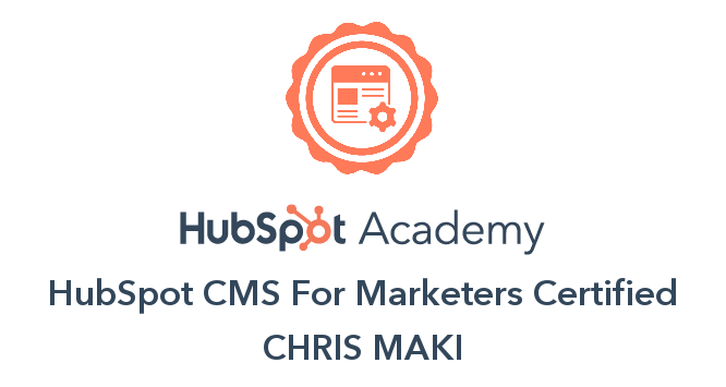 HubSpot CMS For Marketers