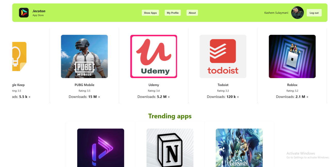 GitHub - RmJamil/app-store: User can download app and developer can ...