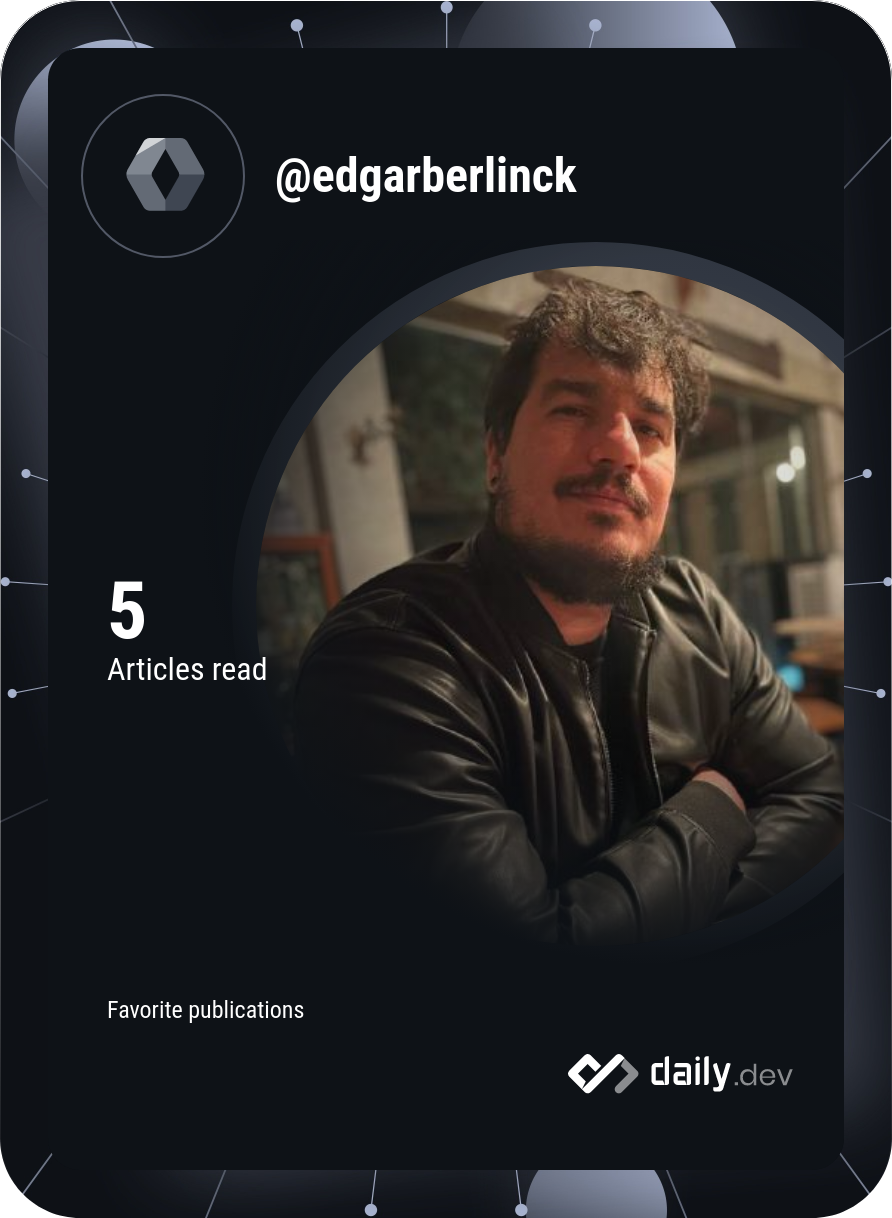 Edgar Muniz Berlinck's Dev Card