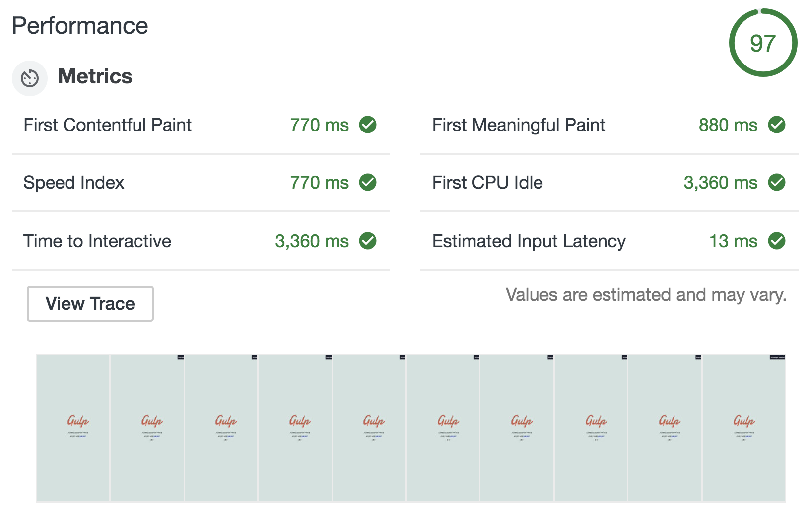 97% Performance